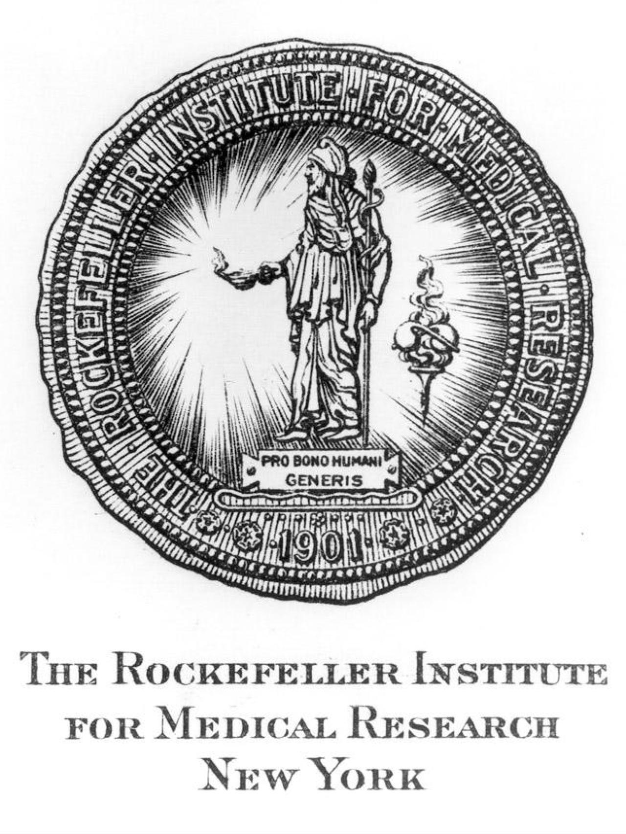 Logotipo del Instituto Rocekefeller.