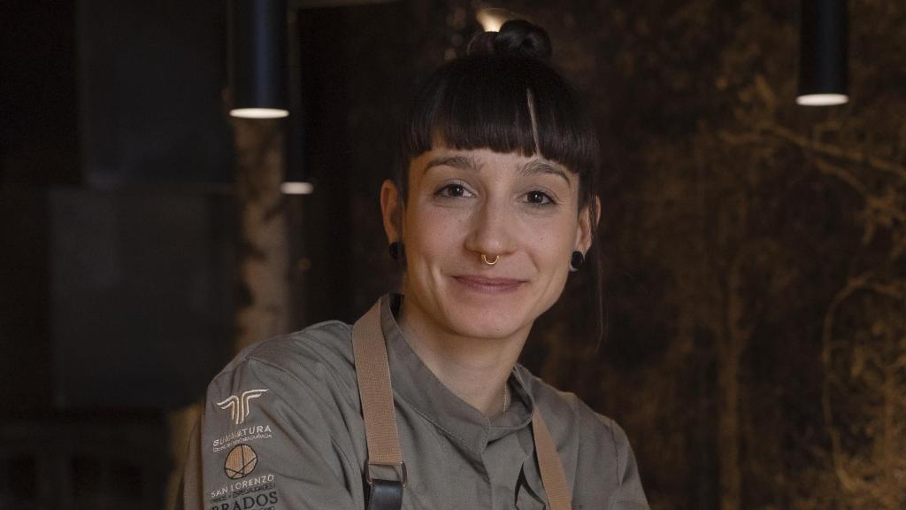 La chef Iris Jordán, en el restaurante familiar del que ha tomado las riendas.