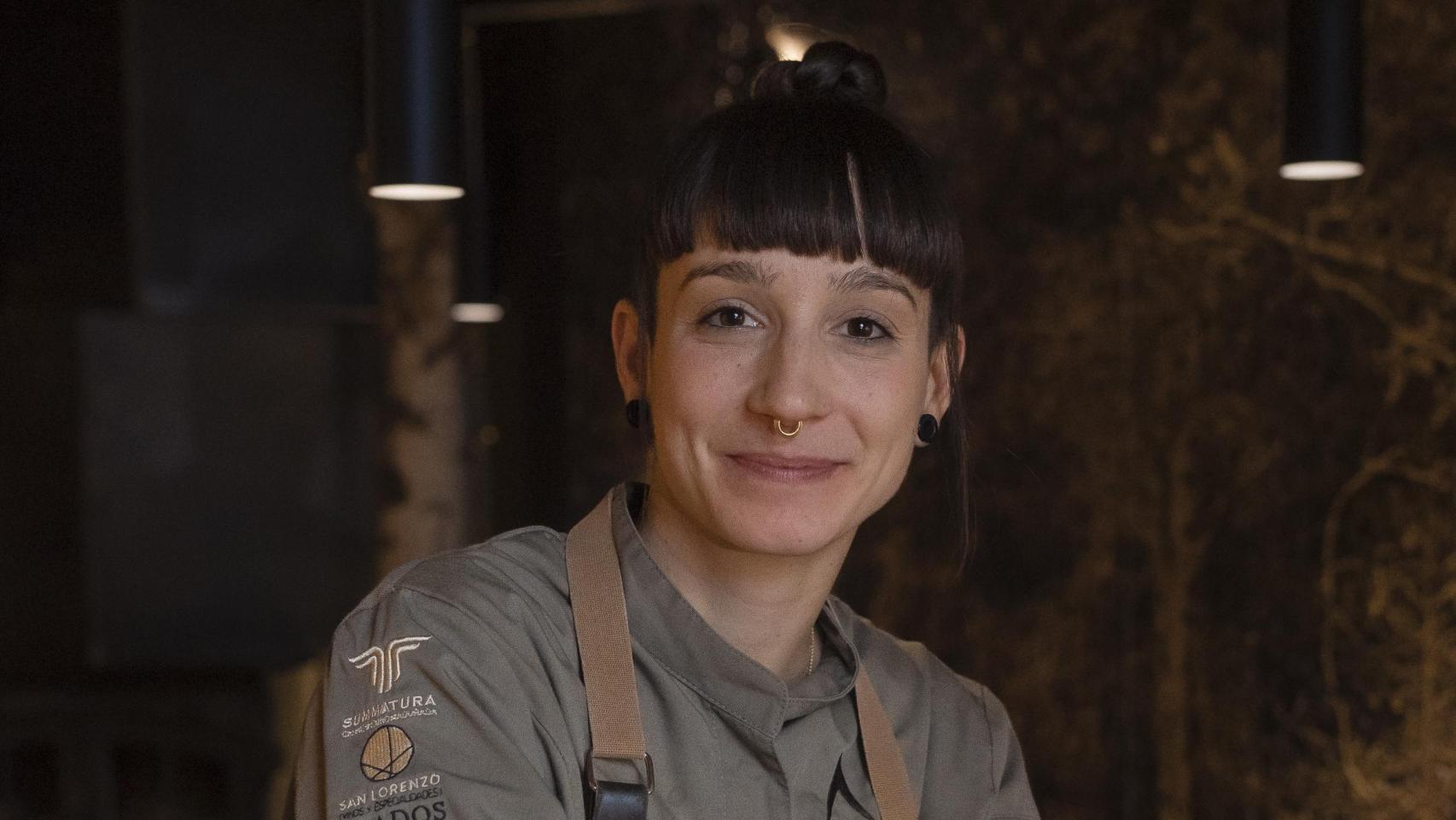 La chef Iris Jordán, en el restaurante familiar del que ha tomado las riendas.