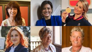 Collage de varias mujeres relevantes en Castilla y León