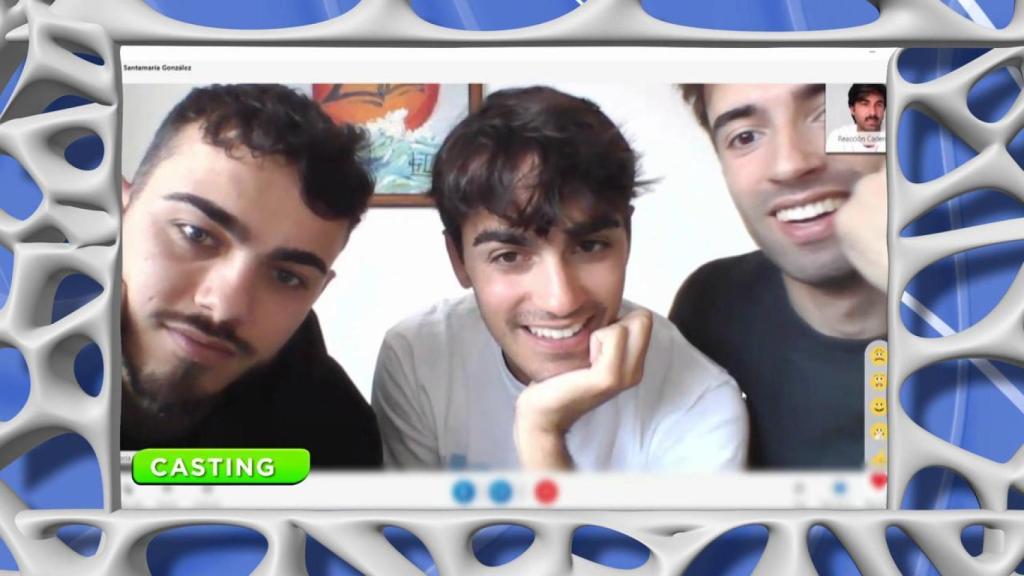 Los Mozos de Arousa, durante el casting de 'Reacción en cadena'.