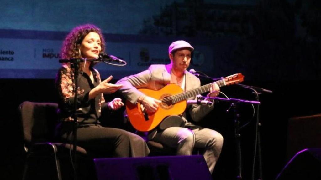 Concierto de apertura de la cantante salmantina Sheila Blanco