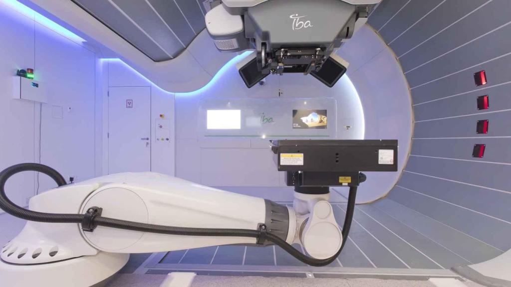 Las instalaciones de un centro de protonterapia.