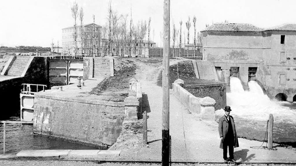 Molino de San Carlos en 1889.