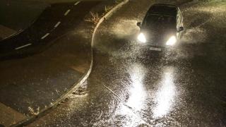 Imagen de fuertes lluvias en la provincia de León