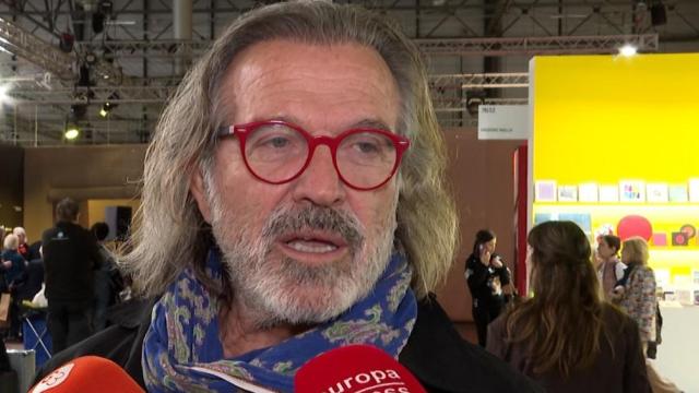 Pepe Navarro, este pasado jueves, día 6, en la feria de arte ARCO.