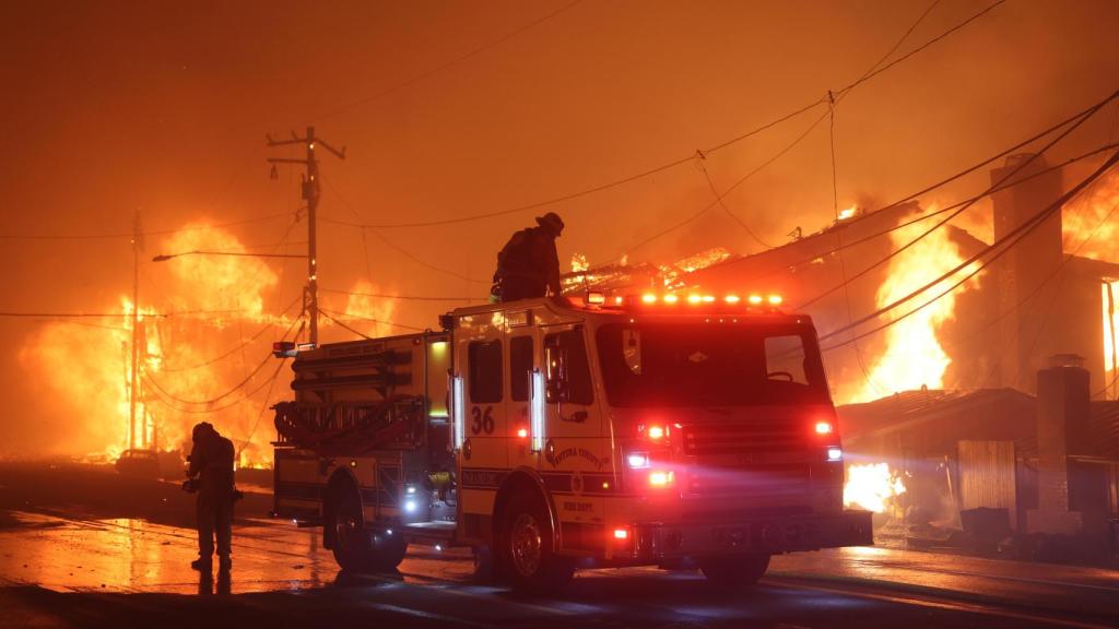 Una fotografía del incendio de Palisades (enero de 2025). Foto: California Department of Forestry and Fire Protection
