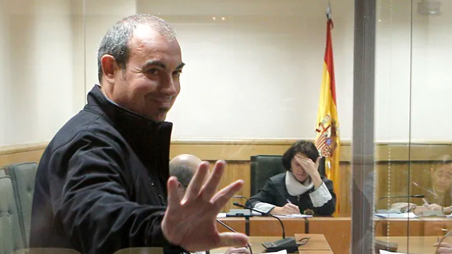 El etarra Sabino Sáenz durante la vista oral celebrado en la Audiencia Nacional.