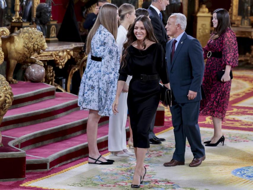 Eva Fernández, en la jura de la Constitución de Leonor.