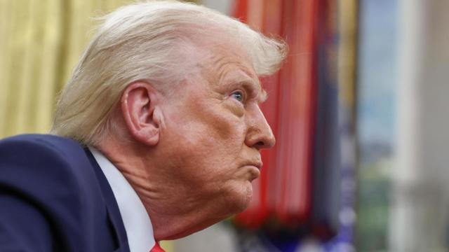 El presidente de Estados Unidos, Donald Trump,  en el Despacho Oval de la Casa Blanca.