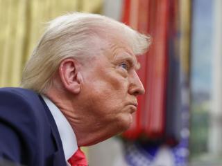 El presidente de Estados Unidos, Donald Trump,  en el Despacho Oval de la Casa Blanca.