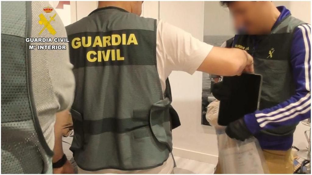 Material incautado en la operación