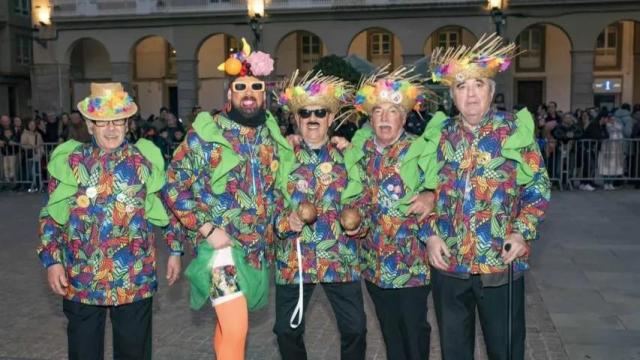 Fiesta de Carnaval en A Coruña.
