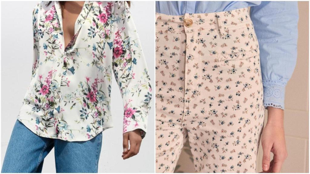 Prendas con motivos florales
