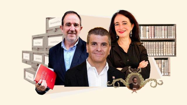 Javier Valdivielso, Francisco Moreno Fernández y Nuria Morgado.