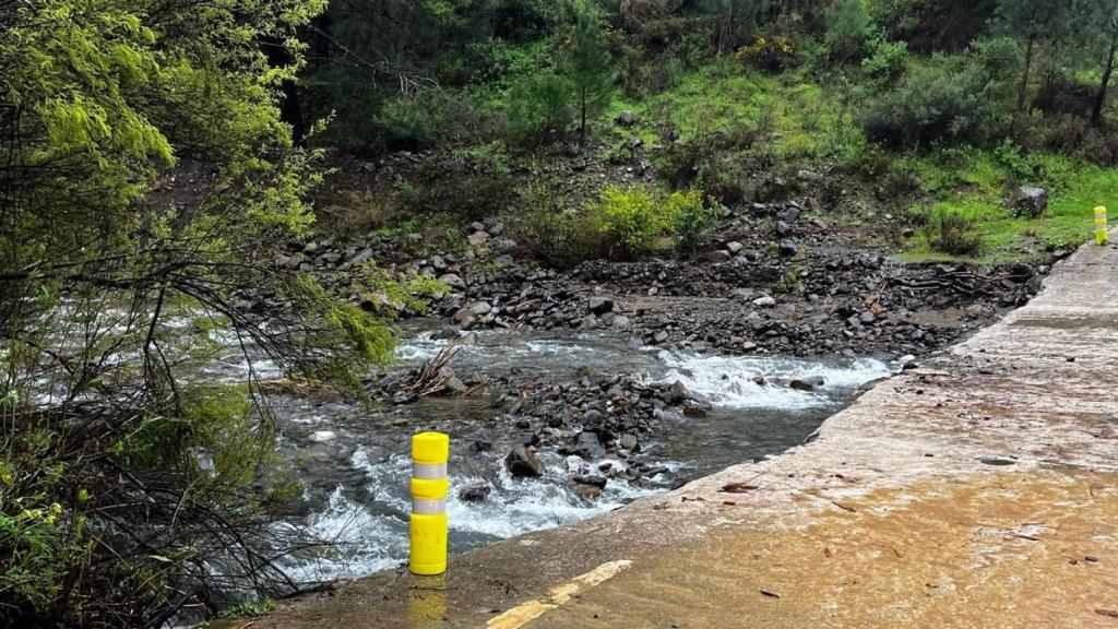 El arroyo Almáchar de Genalguacil.