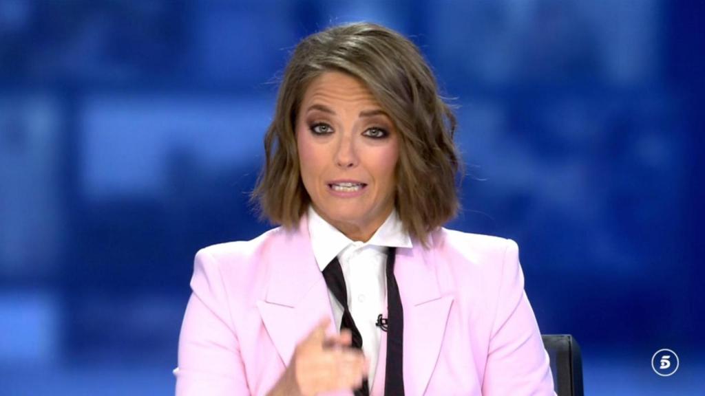 María Casado en 'Informativos Telecinco'.