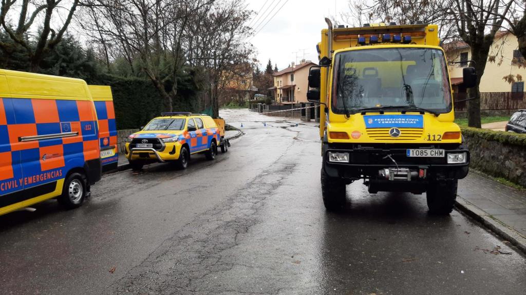 Medios movilizados en El Espinar