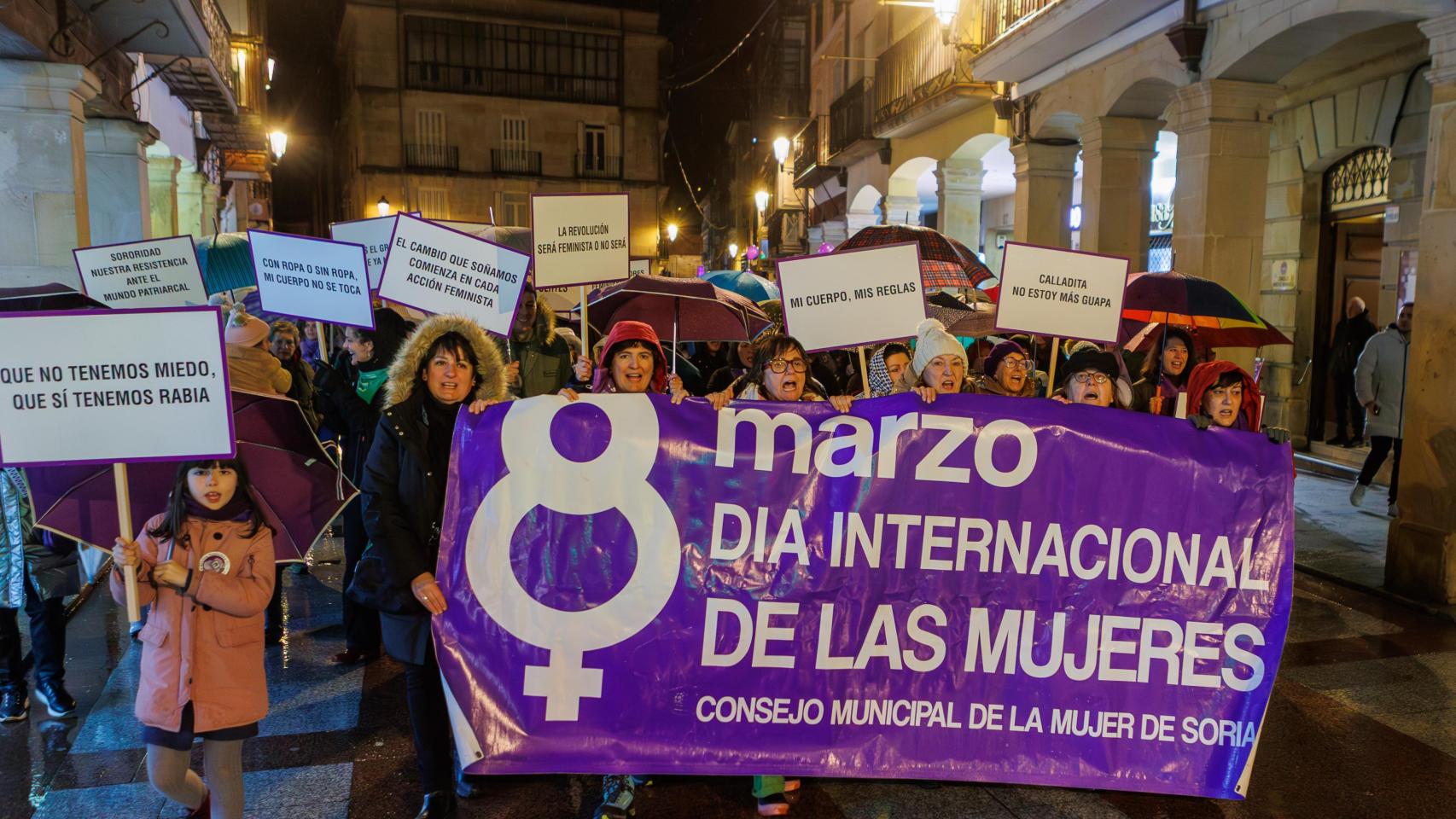 Manifestacion del 8-M en Castilla y León