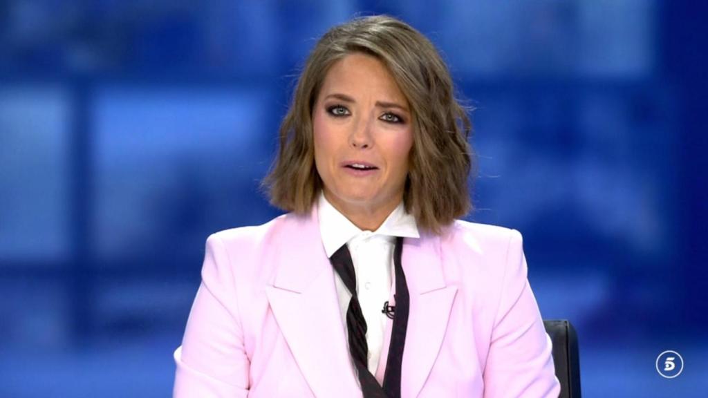 María Casado en 'Informativos Telecinco'.