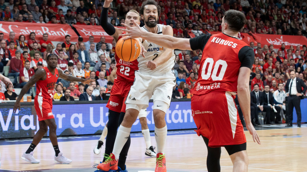 Sergio Llull, contra el UCAM Murcia
