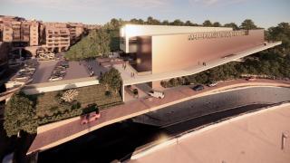 Simulación técnica del futuro Pabellón Multiusos de Toledo.