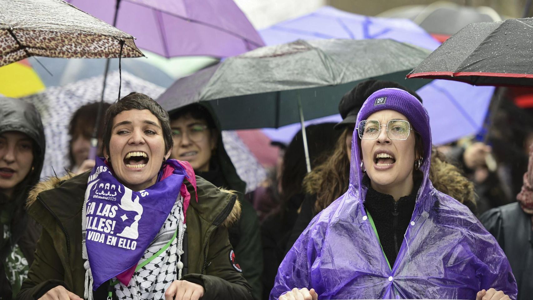 Miles de feministas recorren Madrid en un 8M acechado por la sombra del ...