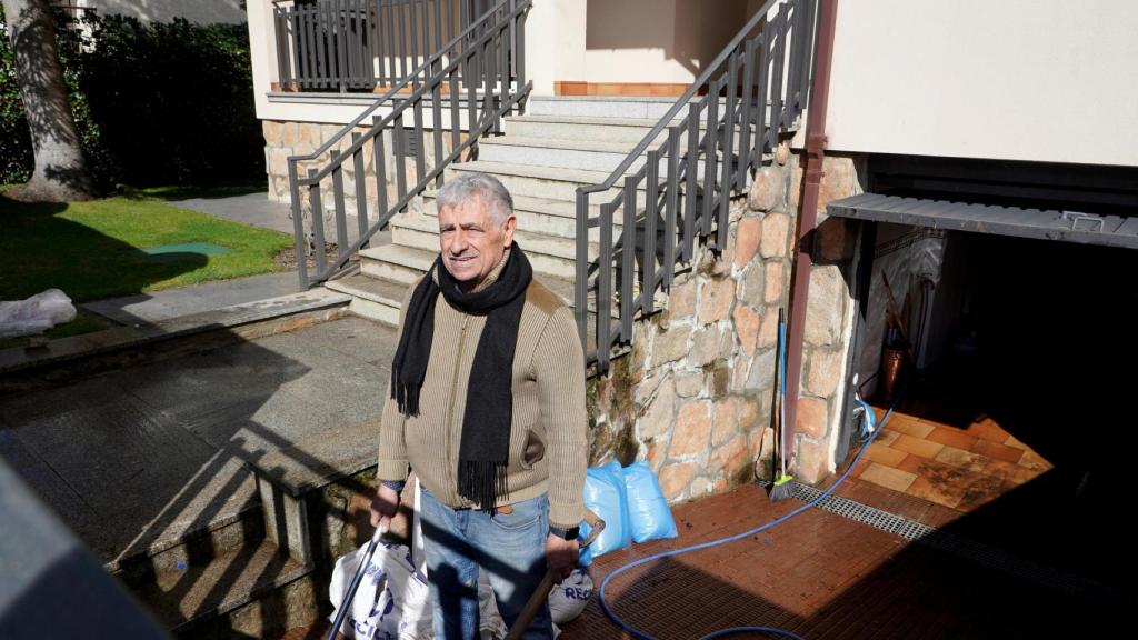 La localidad segoviana de El Espinar, afectada por la borrasca Jana