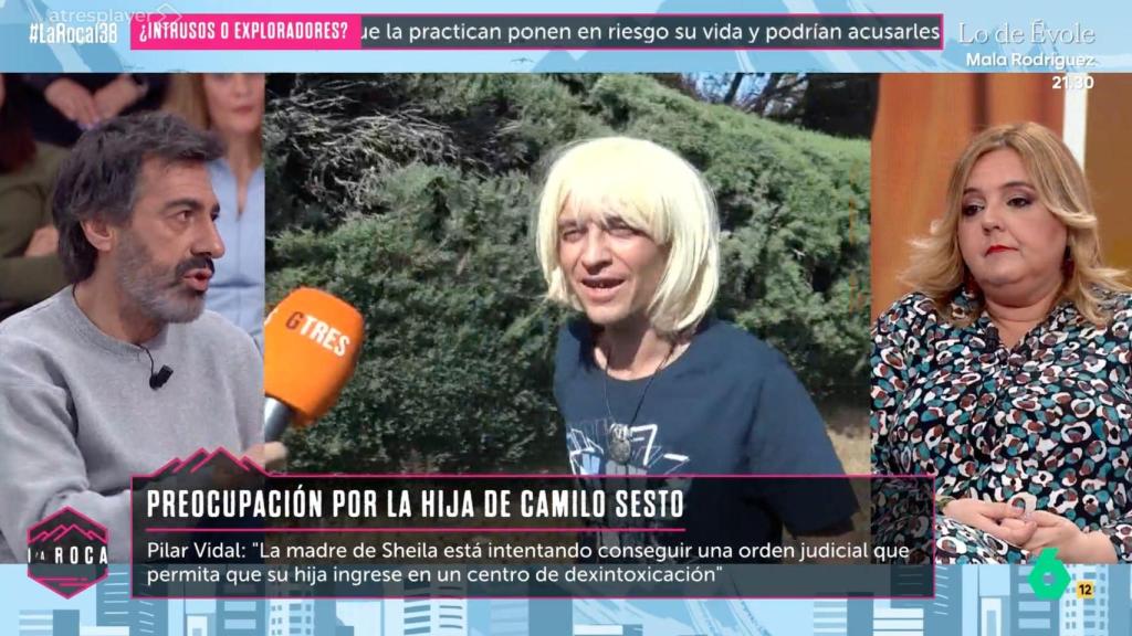 Juan del Val y Pilar Vidal en 'La Roca'.