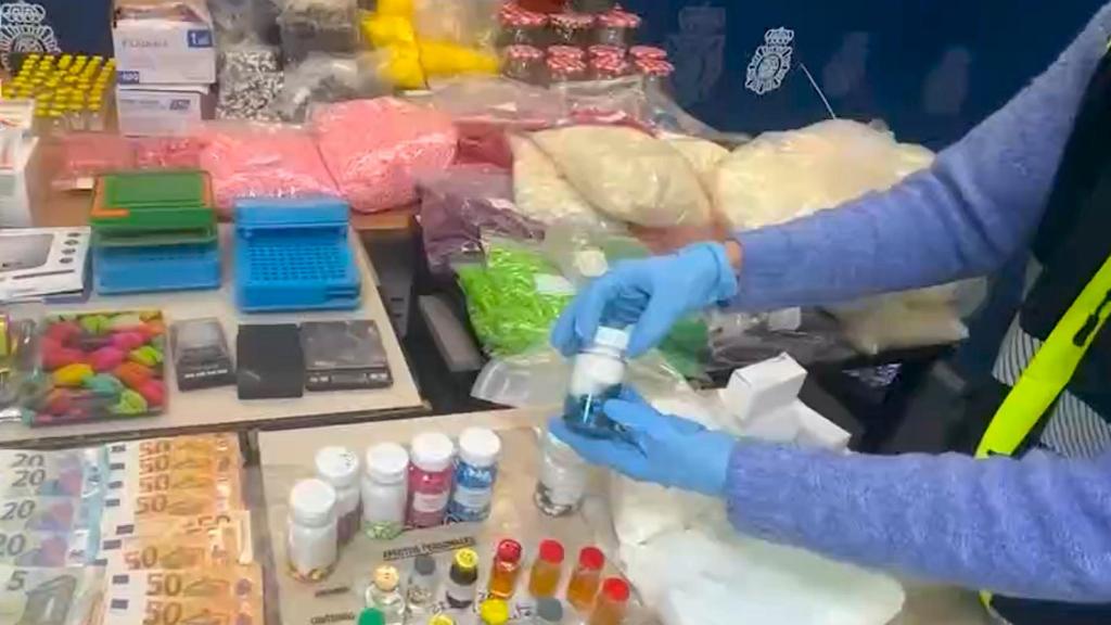 Las pastillas incautadas en esta operación en Alicante.