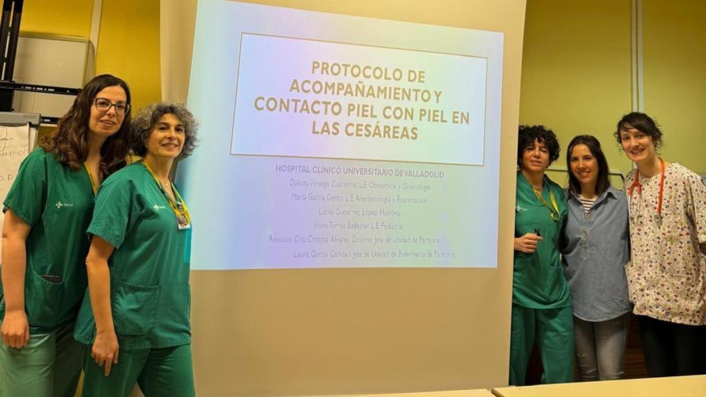 Presentación del 'Contacto piel con piel' también en nacimientos por cesárea