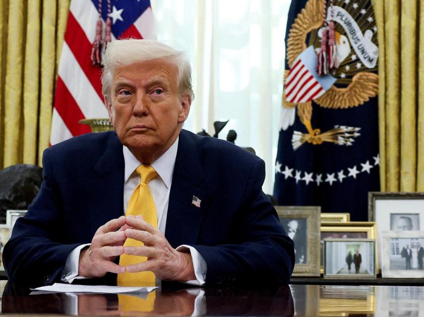Donald Trump, presidente de EEUU, en el Despacho Oval de la Casa Blanca.