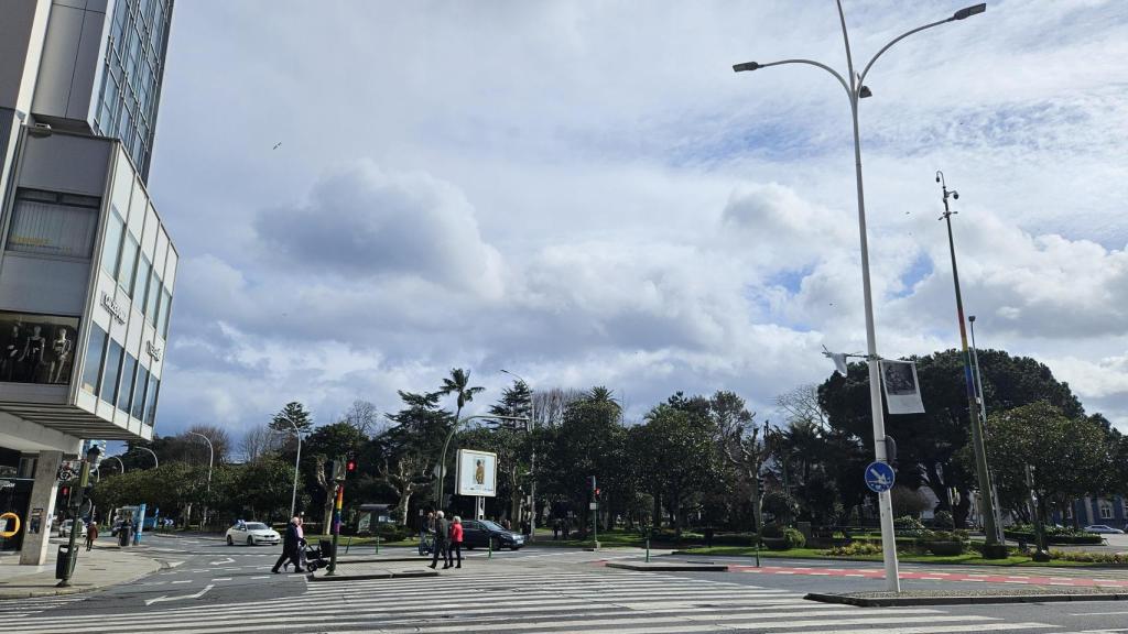 Cielos nublados en A Coruña.