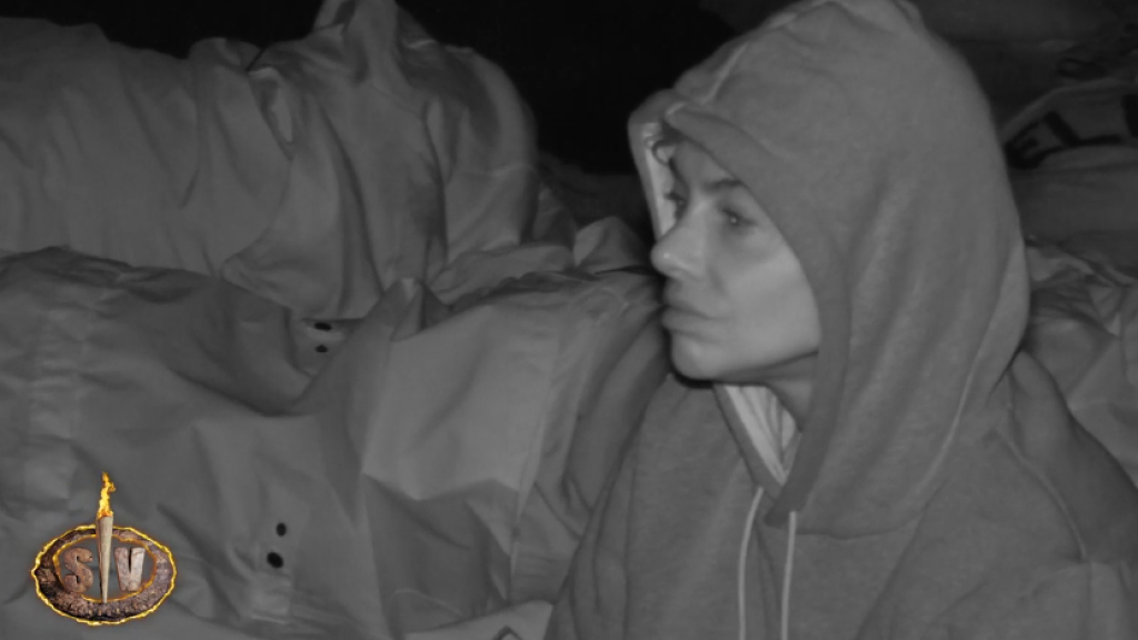 Beatriz Rico, incapaz de dormir en 'Supervivientes'.