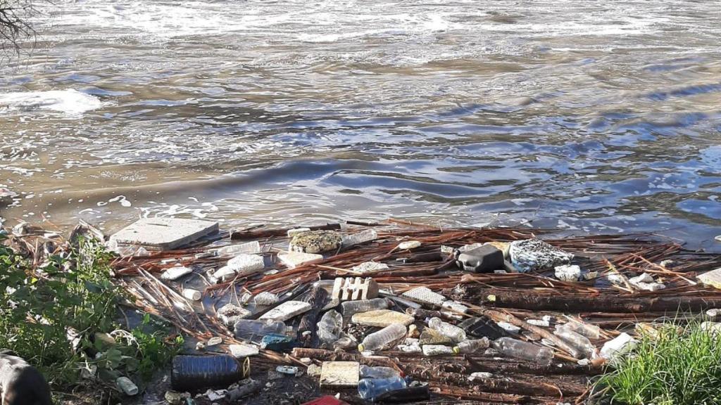 Estado de la ribera del Tajo en Toledo.