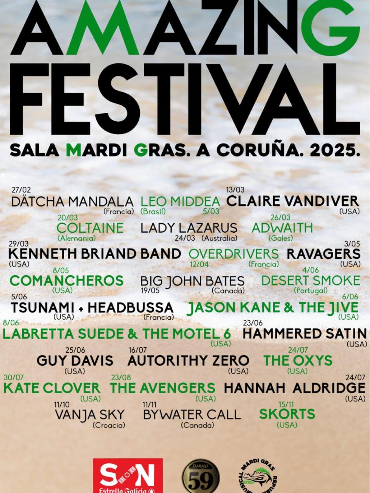 Cartel del Amazing Festival.