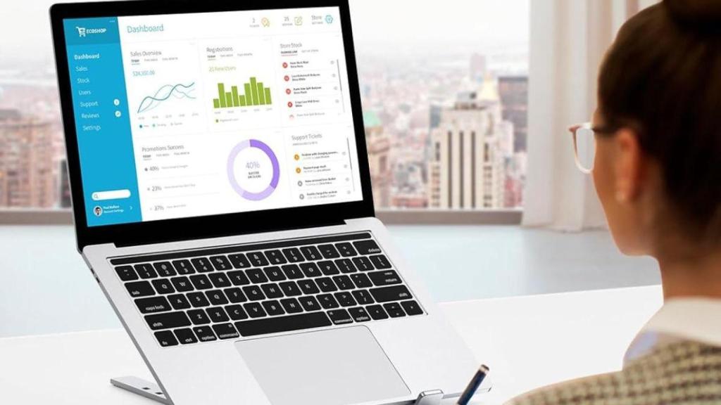 Soporte para portátil de Babacom