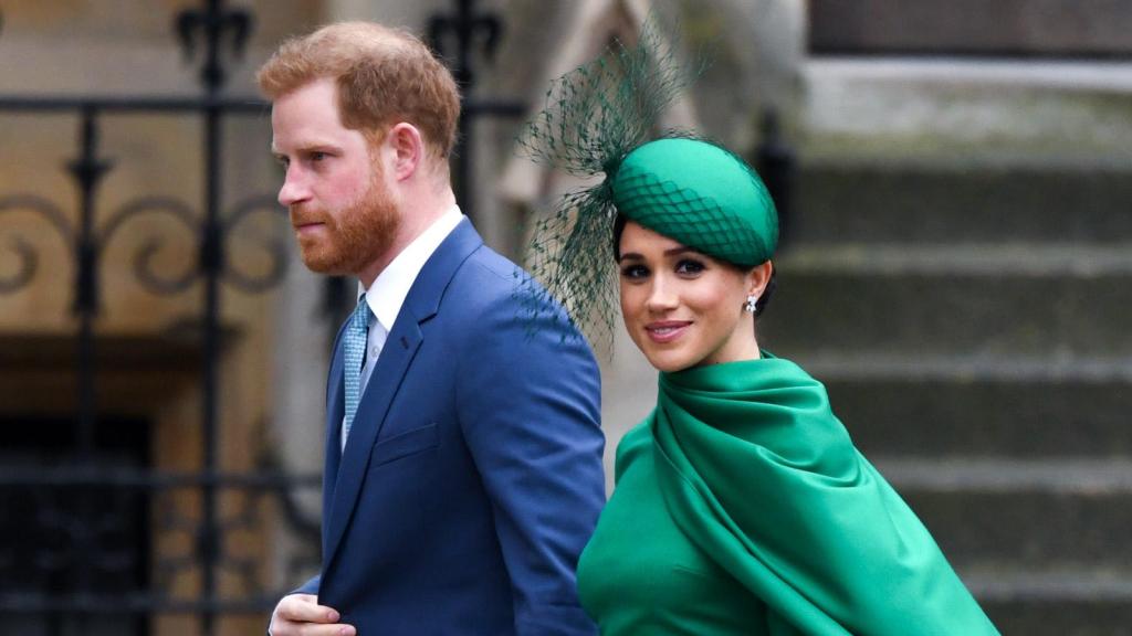 Harry y Meghan Markle, en el Día de la Commonwealth en marzo de 2020.