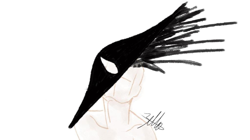 Boceto de Betto García para Lady Gaga. EE