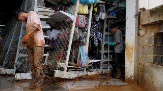 Foto de archivo de la dana. Eduardo Manzana / Europa Press