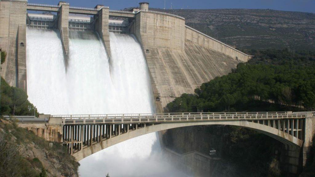 La presa de El Grado, en una imagen de archivo.