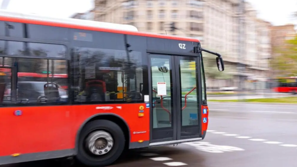 Un bus de Zaragoza.