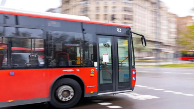 Un bus de Zaragoza.