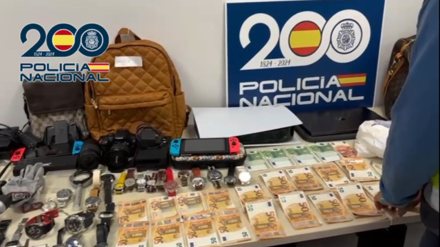 Elementos sustraídos por el grupo criminal en todo el territorio español