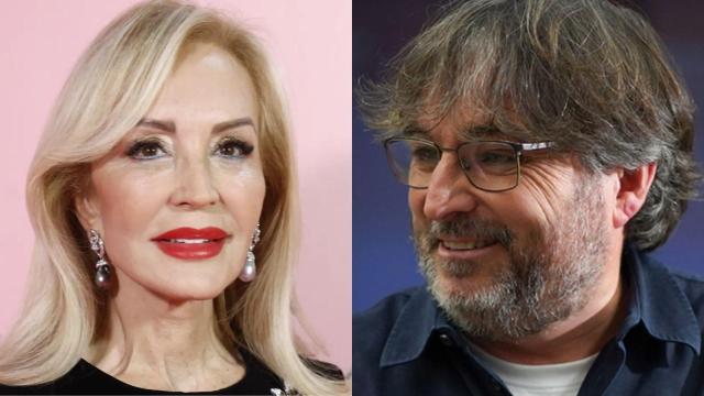 Carmen Lomana y Jord Évole, un fotomontaje