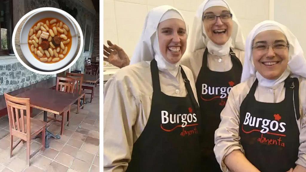 Las monjas de Belorado, su nuevo restaurante y la típica fabada asturiana.