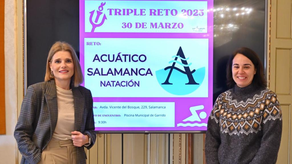 Presentación del reto solidario el Triple Reto 2025 de Salamanca