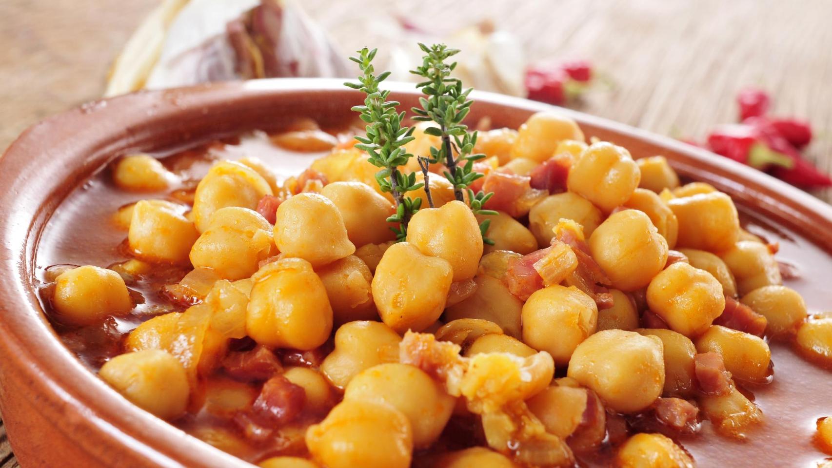 Un guiso de garbanzos