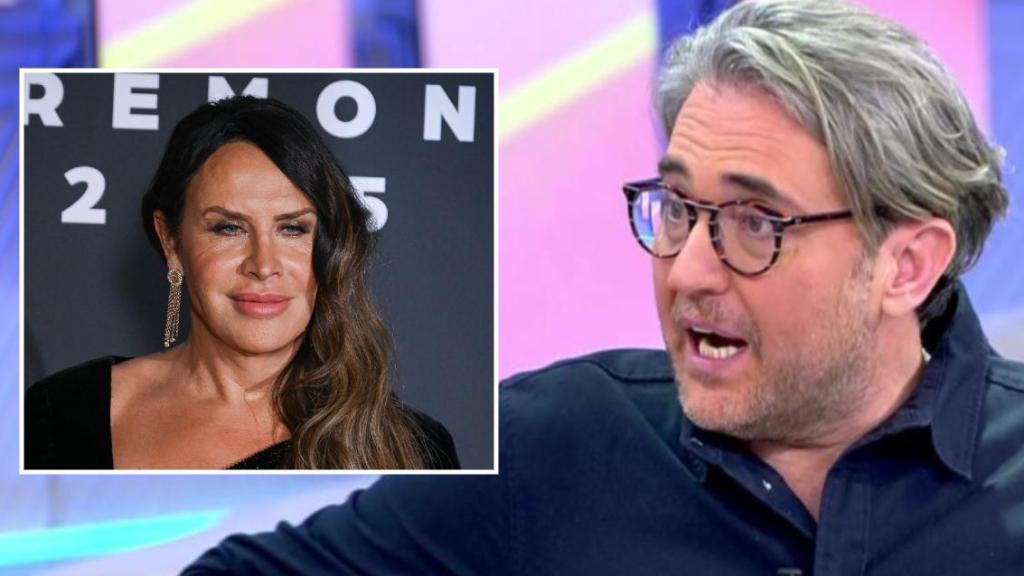 Karla Sofía Gascón y Máximo Huerta, en un fotomontaje realizado por BLUPER.