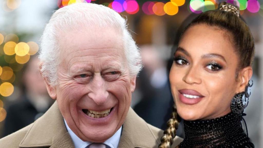 Carlos III y Beyoncé, en un montaje de JALEOS.